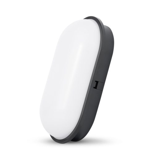 Avide Cseppálló Mennyezeti Lámpa Triton-O Ovális IP65 20W NW 4000K Fekete 100lm/W (ABBHL-O-20W-NW-BL-HL)