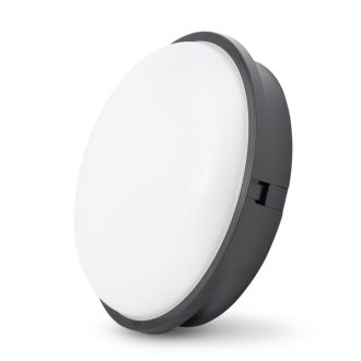   Avide Cseppálló Mennyezeti Lámpa Triton-R Kerek IP65 20W NW 4000K Fekete 100lm/W (ABBHL-R-20W-NW-BL-HL)