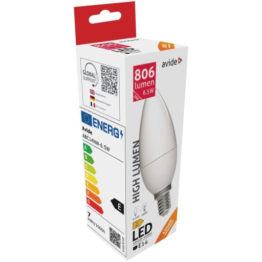 Avide LED Candle 6.5W E14 NW 4000K (ABC14NW-6.5W)