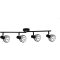 Avide Mennyezeti Lámpa Ivy 4xE14 Foglalattal Fekete (ABCL-IV4B)