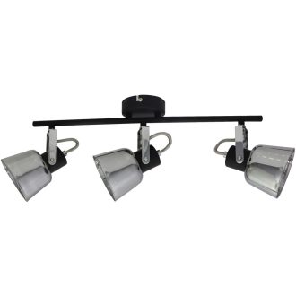   Avide Mennyezeti Lámpa Maya 3xE14 Foglalattal Fekete (ABCL-MA3B)