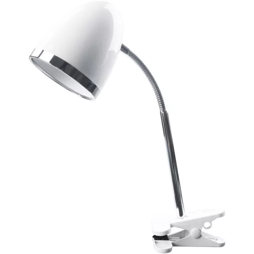 Avide Basic Asztali Lámpa Csíptethető Fehér E27 max.15W (ABDL-CLIP-W-15W)
