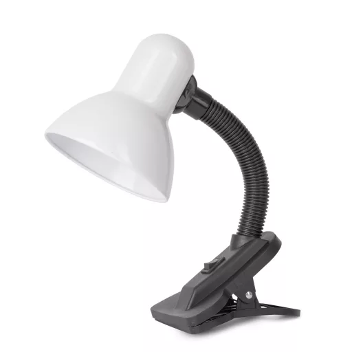 Avide Basic Asztali Lámpa Csíptethető Feher Max 60W (ABDL-CLIP-W-60W)
