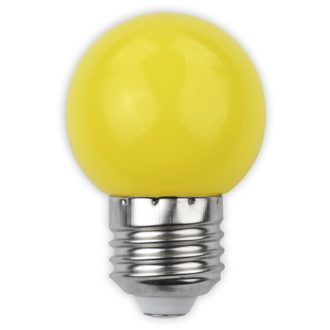   Avide Dekor LED fényforrás G45 1W E27 Sárga (ABDLG45-1W-Y)