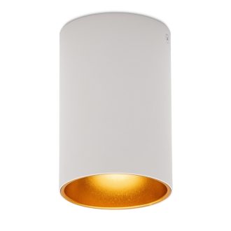 Avide GU10 Lámpatest Kerek Fehér-Arany (ABDLR-97140-WG)