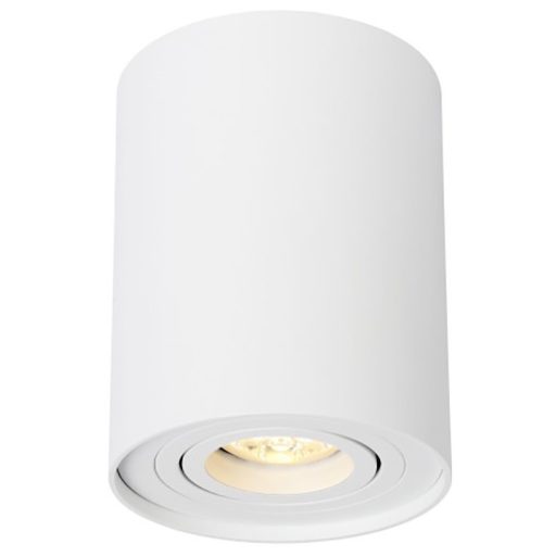 Avide GU10 Lámpatest Kerek Fehér Dönthető (ABDLRS-92125-W)