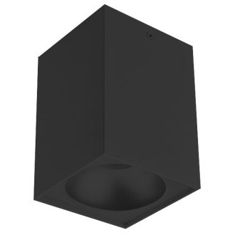 Avide GU10 Lámpatest Négyzetes Fekete (ABDLS-97140-B)