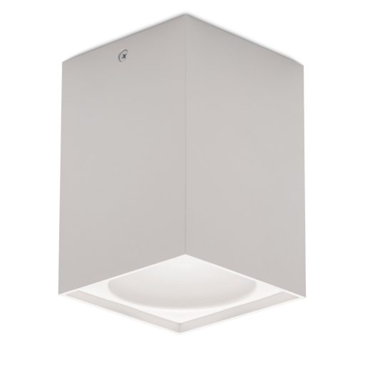 Avide GU10 Lámpatest Négyzetes Fehér (ABDLS-97140-W)