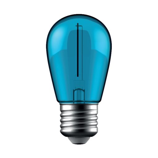 Avide Dekor LED Filament fényforrás 1W E27 Kék (ABDLS44F-1W-B)