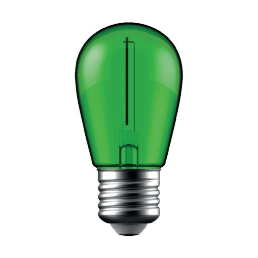 Avide Dekor LED Filament fényforrás 1W E27 Zöld (ABDLS44F-1W-G)