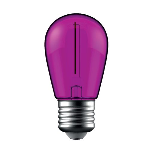 Avide Dekor LED Filament fényforrás 1W E27 Lila (ABDLS44F-1W-P)