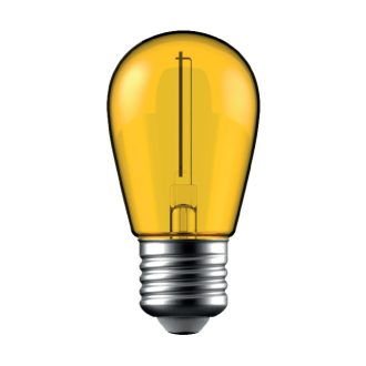   Avide Dekor LED Filament fényforrás 1W E27 Sárga (ABDLS44F-1W-Y)