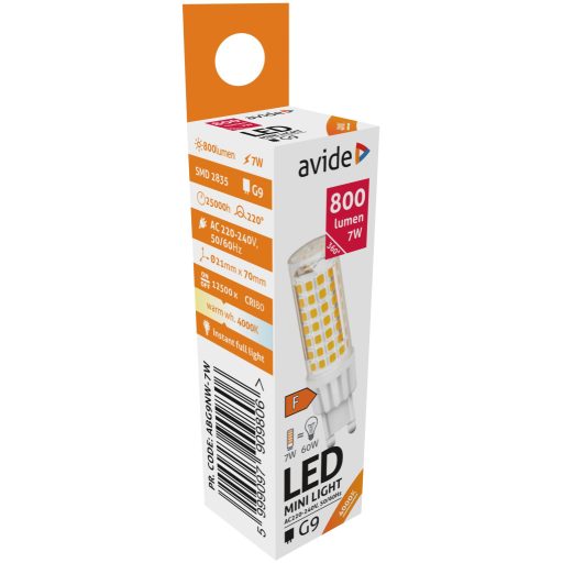Avide LED 7W G9 NW 4000K (ABG9NW-7W)