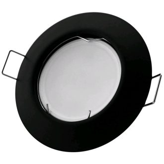 Avide GU10 Keret Domború Fekete (ABGU10F-C-B)