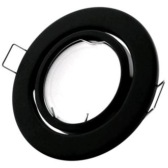 Avide GU10 Keret Normál Forgatható Fekete (ABGU10F-NS-B)