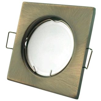 Avide GU10 Keret Négyzetes Réz (ABGU10F-S-CO)