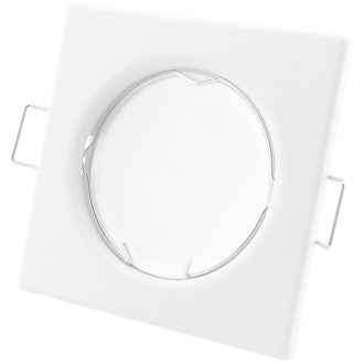 Avide GU10 Keret Négyzetes Fehér (ABGU10F-S-W)