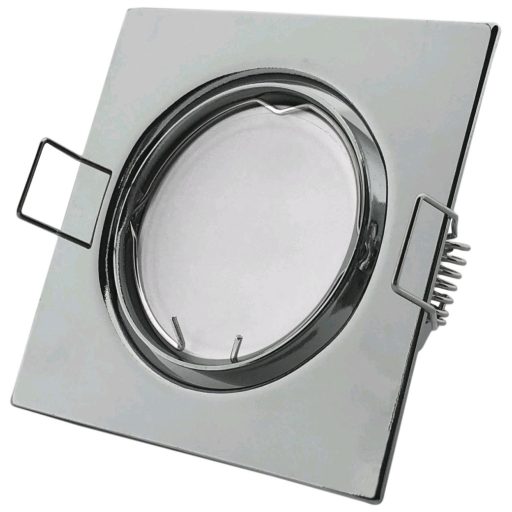 Avide GU10 Keret Négyzetes Forgatható Króm (ABGU10F-SS-CH)