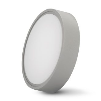   Avide Cseppálló Mennyezeti Lámpa Merkur-C Kerek IP54 12W NW 4000K Szürke (ABHL54-RG-12W-NW)