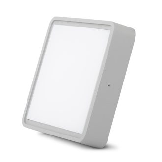   Avide Cseppálló Mennyezeti Lámpa Merkur-S Négyzetes IP54 12W NW 4000K Szürke (ABHL54-SG-12W-NW)