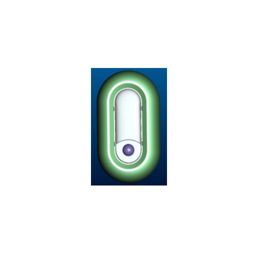 Avide Cseppálló Mennyezeti Lámpa Phobos-O Ovális IP65 10W 15W 18W CCT 3000K 4000K 6400K 100lm/W PIR (ABHL65-O-10-18W-CCT-PHO-PIR)