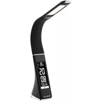   Avide LED Asztali Lámpa Üzleti Bőrhatású Naptár Fekete 6W (ABLDL-BLC-6W-BL)