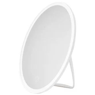   Avide LED Asztali Lámpa Világítós Sminktükör Akkumulátoros Kerek (ABLDL-M-R)