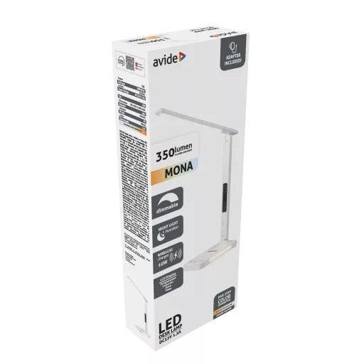 Avide LED Asztali Lámpa QI Mona 7W (ABLDL-ODL-7W)