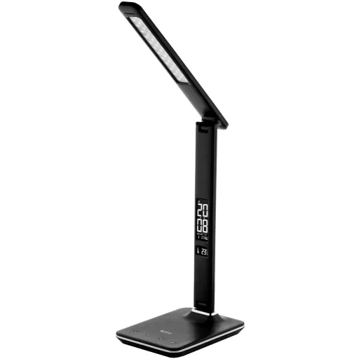 Avide LED Asztali Lámpa Irodai Bőrhatású Naptár Nathan Fekete 6W (ABLDL-OLC-6W-BL)