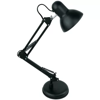   Avide Basic Asztali Lámpa Vintage Fekete Plasztik Max 60W (ABLDL-VINTE27-PC-B-60W)