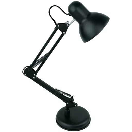 Avide Basic Asztali Lámpa Vintage Fekete Plasztik Max 60W (ABLDL-VINTE27-PC-B-60W)