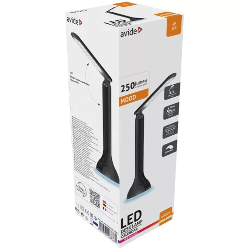 Avide LED Asztali Lámpa RGB Hangulatvilágítás Fekete 4W (ABLDLRGB-MOOD-4W-BL)
