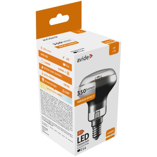 Avide LED Filament R50 4W E14 160° NW 4000K (ABLFR50NW-4W)