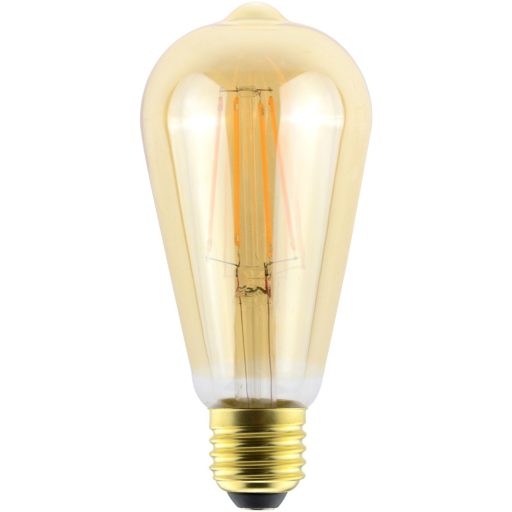 Avide LED Filament ST57 7W Fényerőszabályzós Borostyán E27 WW 2500K (ABLFST57WW-7W-DAC)
