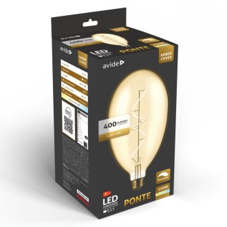   Avide LED Jumbo Filament Ponte Amber 4.5W E27 2200K Fényerőszabályzós (ABLJFA-4.5W-PON)