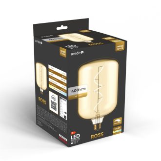  Avide LED Jumbo Filament Ross Amber 4.5W E27 2200K Fényerőszabályzós (ABLJFA-4.5W-ROS)