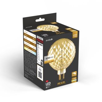   Avide LED Jumbo Filament Pearl Amber 4.9W E27 2200K Fényerőszabályzós (ABLJFA-4.9W-PEA)