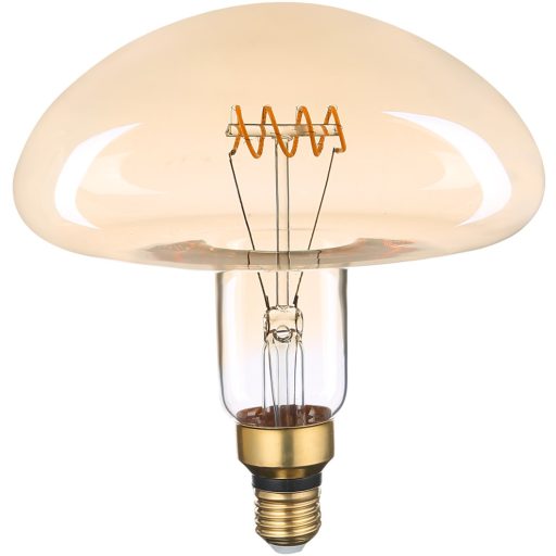 Avide LED Jumbo Filament Millau 200x210mm Amber 6W E27 2400K Fényerőszabályzós (ABLJFA-6W-MIL)