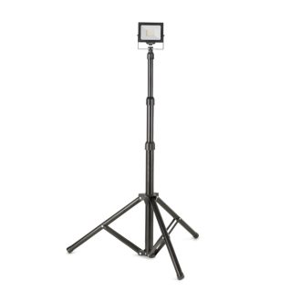   Avide LED Reflektor Slim PIR mozgásérzékelővel, SMD 30W CW 6400K 1 fej Tripoddal (ABLRFLCW-30W-TRIPOD-S-OPIR)