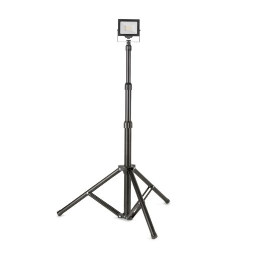 Avide LED Reflektor Slim PIR mozgásérzékelővel, SMD 30W CW 6400K 1 fej Tripoddal (ABLRFLCW-30W-TRIPOD-S-OPIR)