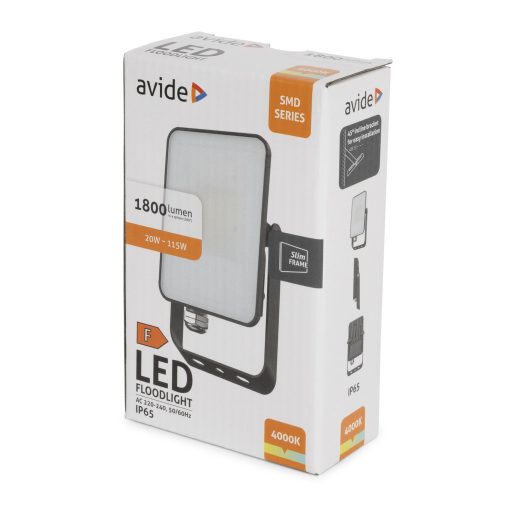 Avide LED Reflektor SMD Keret nélküli 20W NW 4000K (ABLRFLNW-20W-FS)