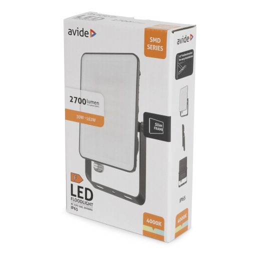 Avide LED Reflektor SMD Keret nélküli 30W NW 4000K (ABLRFLNW-30W-FS)