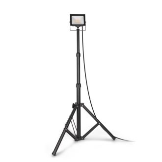   Avide LED Reflektor Slim Opc.PIR mozgásérzékelővel, SMD 30W NW 4000K 1 fej Tripoddal (ABLRFLNW-30W-TRIPOD-S)