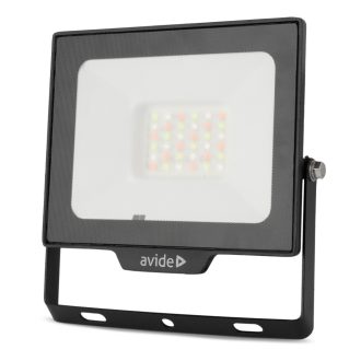   Avide LED Reflektor Slim SMD 30W RGB IR távirányítóval (ABLRFLRGB-30W)