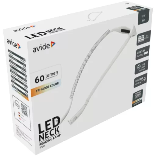 Avide LED Olvasó Lámpa Nyak 2W (ABLRL-NECK-2W)