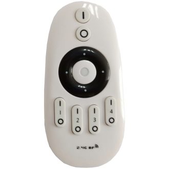   Avide LED Szalag 12-24V Fényerőszabályzó 4-zónás RF Távirányító 144W vezérlőhöz (ABLS12V12DIMM-RFC-4Z-C)