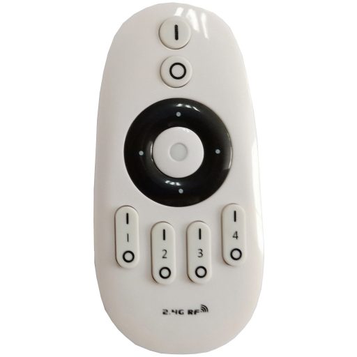 Avide LED Szalag 12-24V Fényerőszabályzó 4-zónás RF Távirányító 144W vezérlőhöz (ABLS12V12DIMM-RFC-4Z-C)