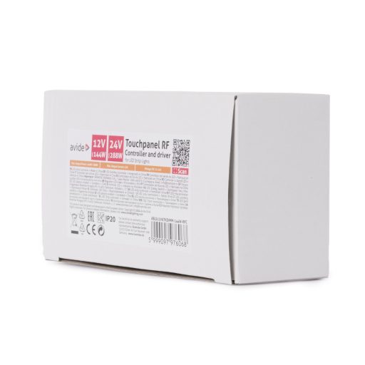 Avide LED Szalag 12-24V 144W Fényerőszabályzó 5 Gombos RF Távirányító és Vezérlő (ABLS12V6TKDIMM-144W-RFC)