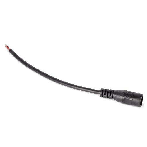 Avide LED Szalag 12-24V DC csatlakozó anya kábel, fehér, 150mm (10 db-os csom.) (ABLS12VDC-FEMALE-PLUG-10)