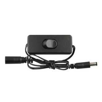   Avide LED Szalag 12-24V DC csatlakozó kapcsolóval, fehér, 50cm (5 db-os csom.) (ABLS12VDC-SWITCH-5)